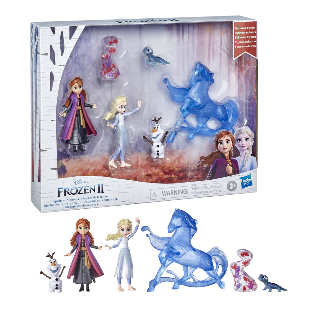 Hasbro Disney Frozen II Nokk translucent doll enhances display and storytelling moments.