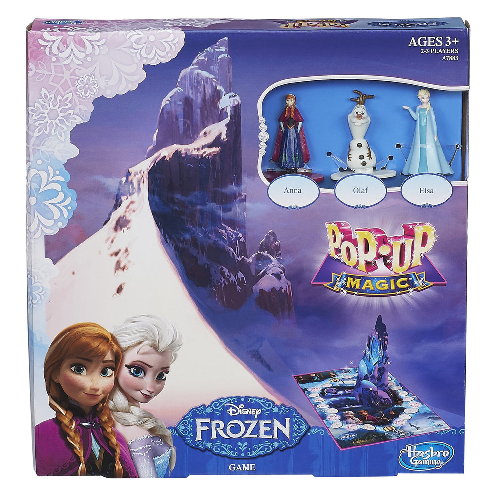Hasbro Disney Pop-Up Magic Frozen game ice palace enhances family playtime