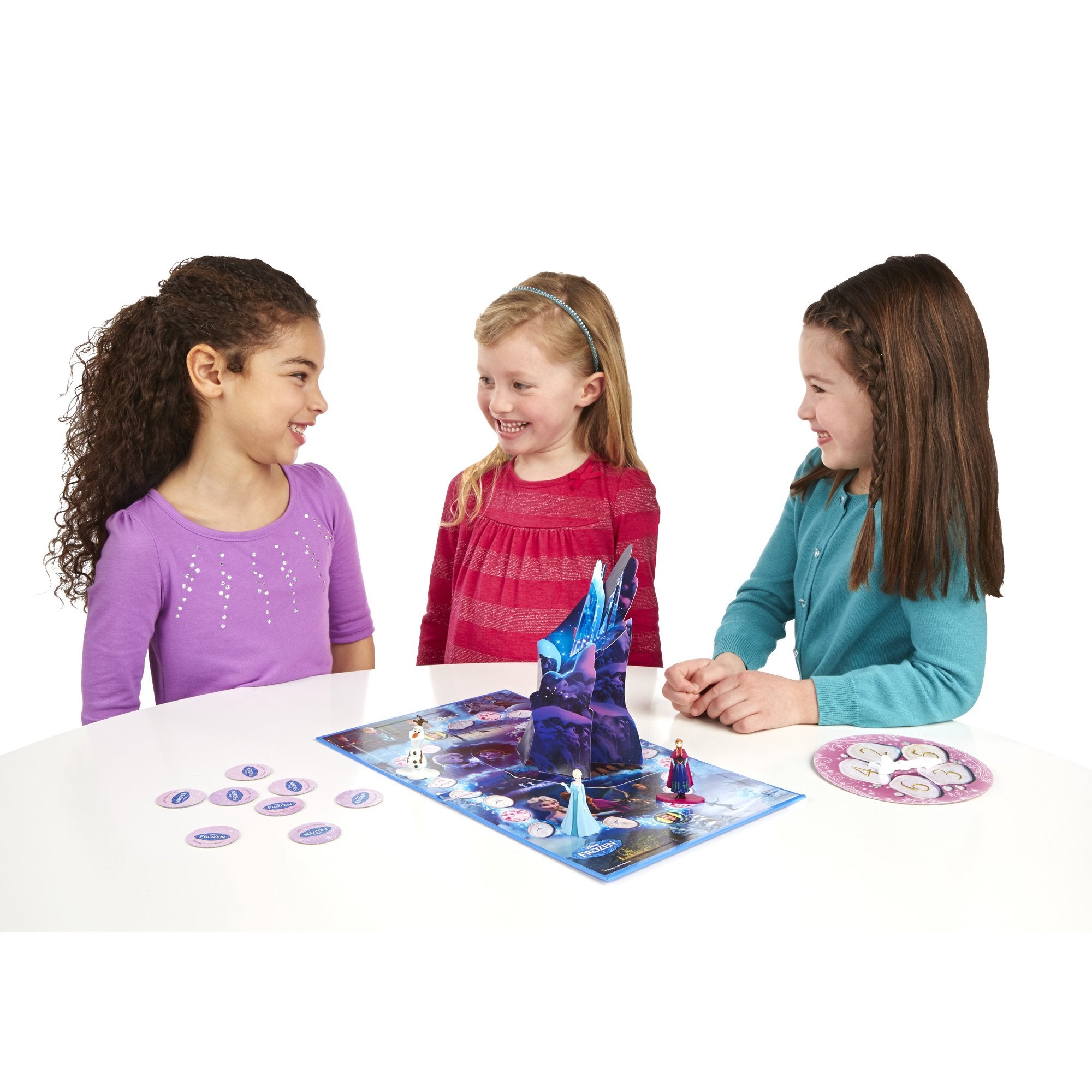 Hasbro Disney Pop-Up Magic Frozen game spinner in motion guides playful path exploration