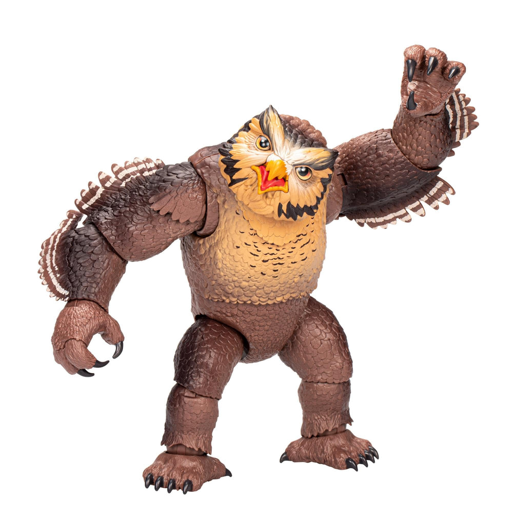 Hasbro Dungeons & Dragons Owlbear figurine, head sculpt close-up, ideal for collectors.