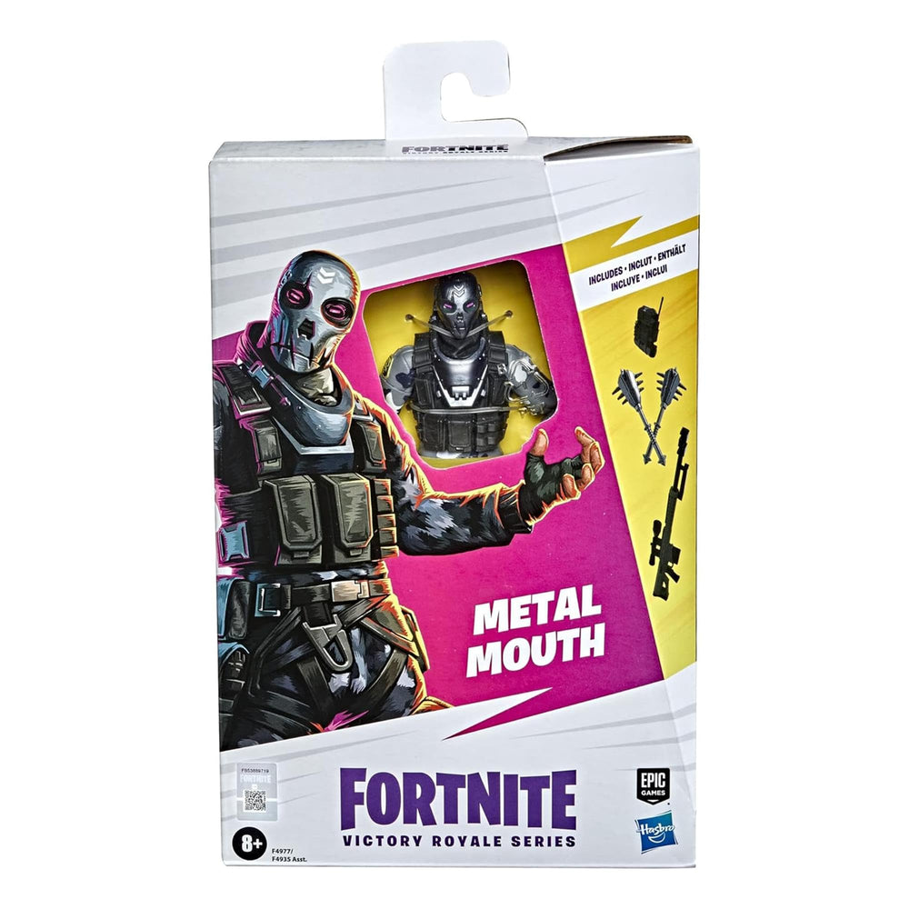 Hasbro 6-inch Metal Mouth figure with game-level deco and articulation.