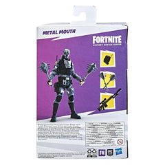 Hasbro Fortnite Metal Mouth pose-ready figure for display or battles.