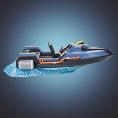 Hasbro Fortnite Victory Royale Squad Assembly on motorboat deck