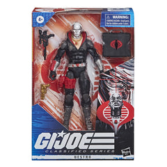 Hasbro G.I. Joe Destro accessories showcase authentic weapons for display.