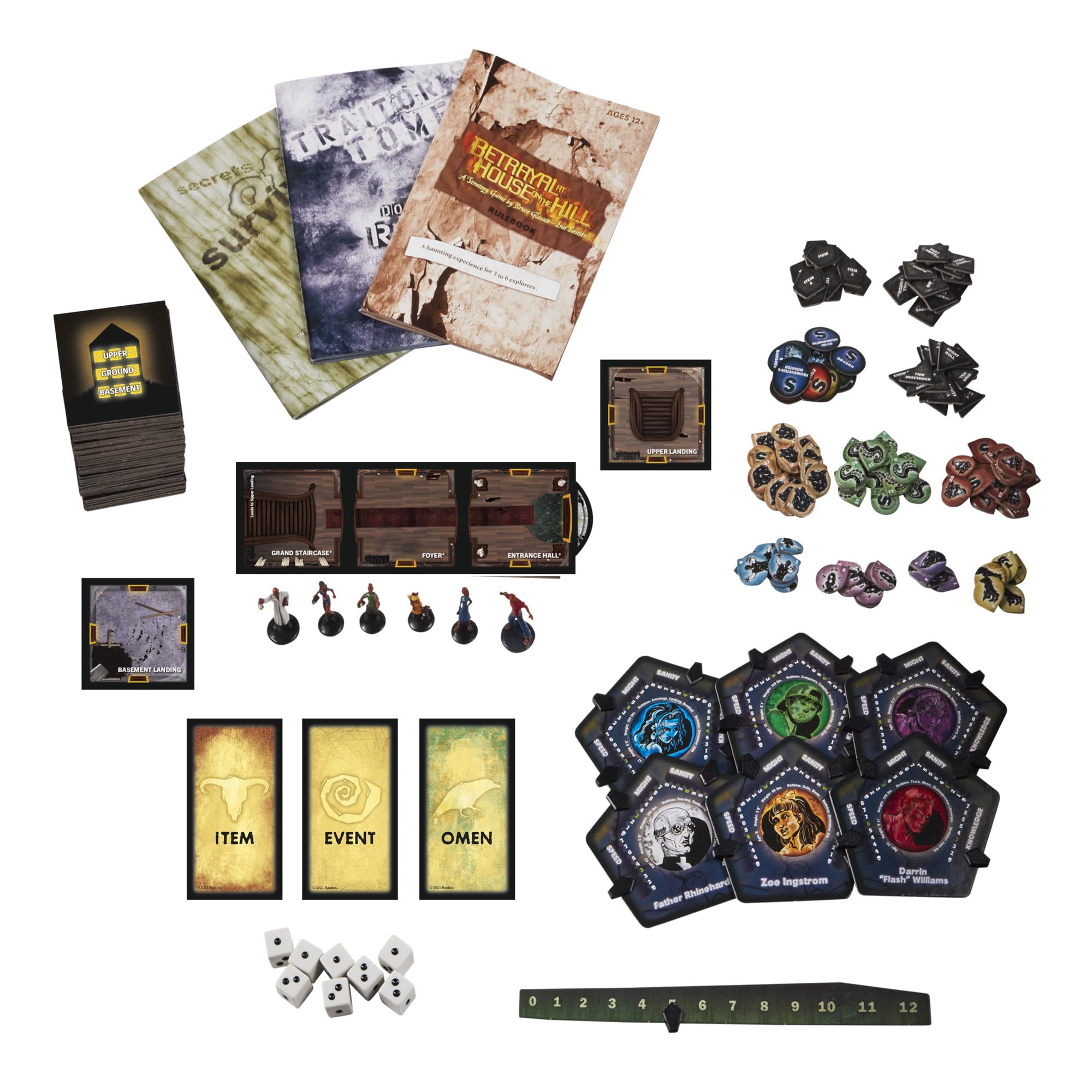 Hasbro Gaming Avalon Hill Betrayal House on the Hill haunt books unlock evolving narratives