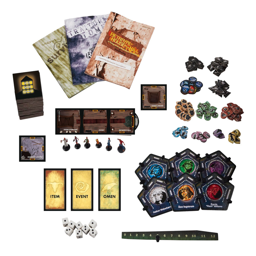 Hasbro Gaming Avalon Hill Betrayal House on the Hill haunt books unlock evolving narratives