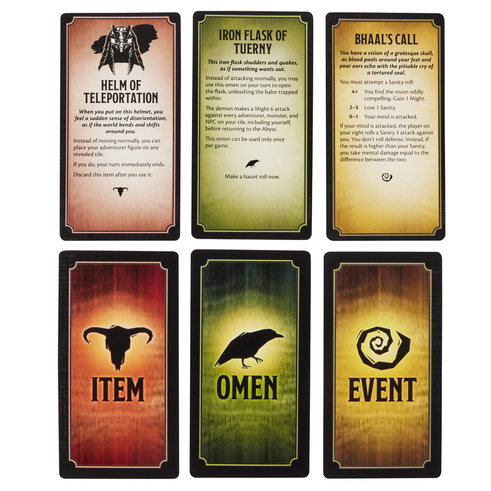 Two-sided character cards highlight individual powers