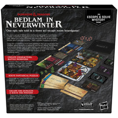 Hasbro Gaming Bedlam in Neverwinter character creation phase fosters personalized adventurers.
