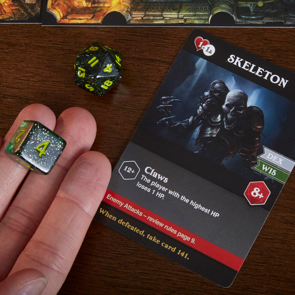 Hasbro Gaming Bedlam in Neverwinter tavern setting invites social storytelling between acts.