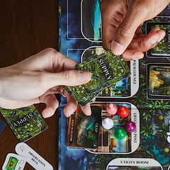 Hasbro Gaming Clue Conspiracy puzzle solving guides players toward Who Where What.
