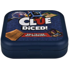 Hasbro Gaming Clue Diced suspect dice in action for faster deduction.