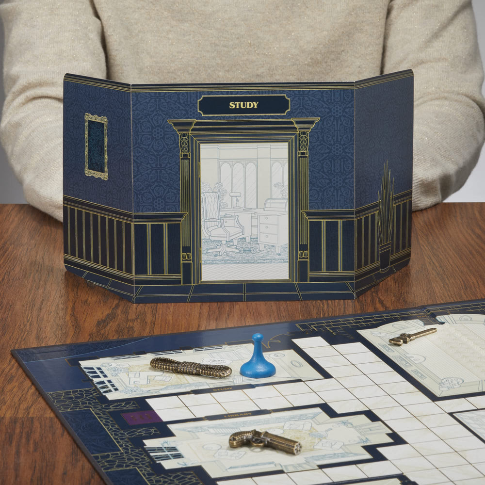 Hasbro Gaming Clue Signature Collection clue cards for strategic deduction