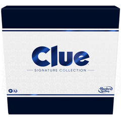 Hasbro Gaming Clue Signature Collection cover art highlighting premium design for display