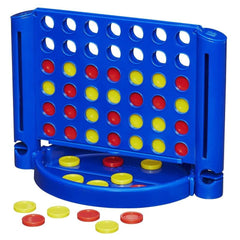 Hasbro Gaming Connect 4 Grab and Go checkers with compact storage.