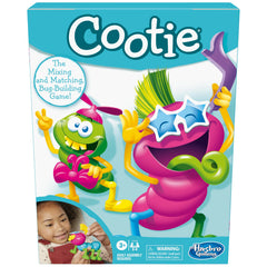 Hasbro Gaming Cootie bug bodies and parts for mix-and-match fun.