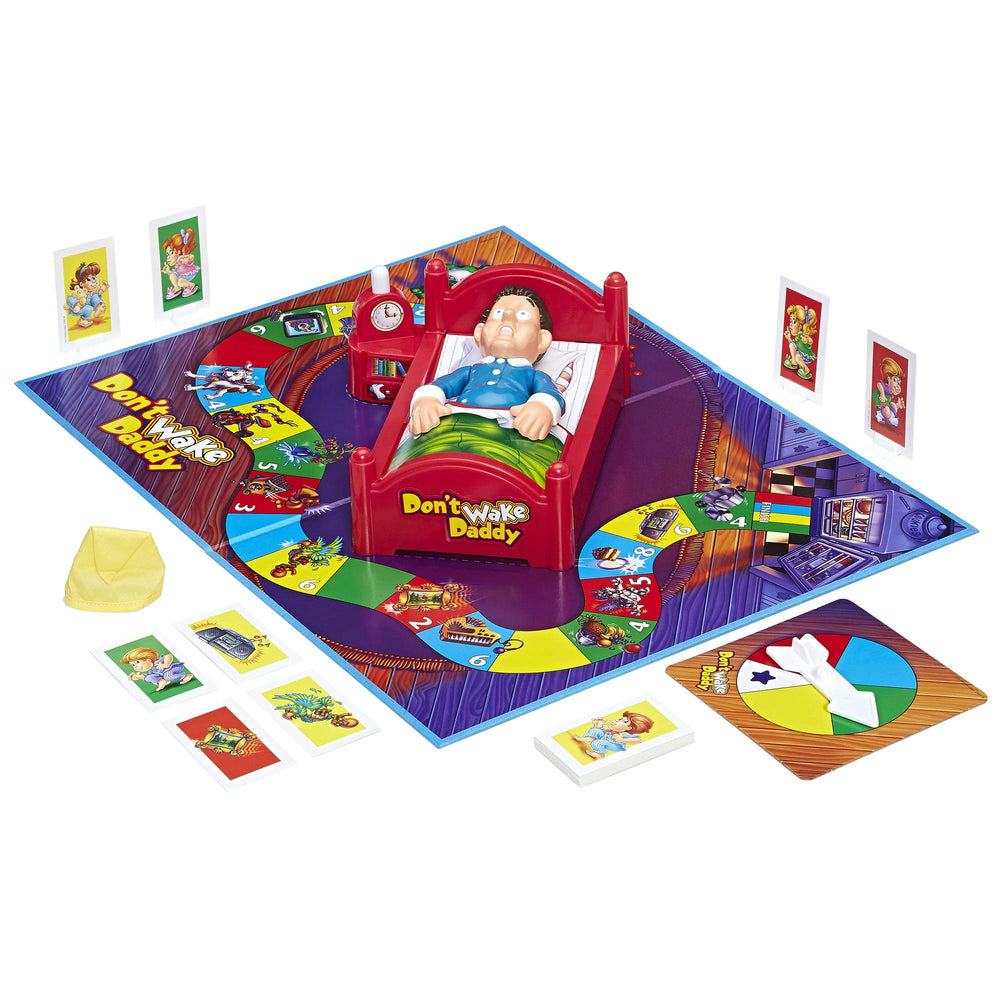 Don't Wake Daddy alarm clock action sparks suspense during playtime.