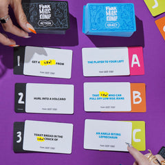 Hasbro Gaming Fork Milk Kidnap score tracker keeps tally during rounds