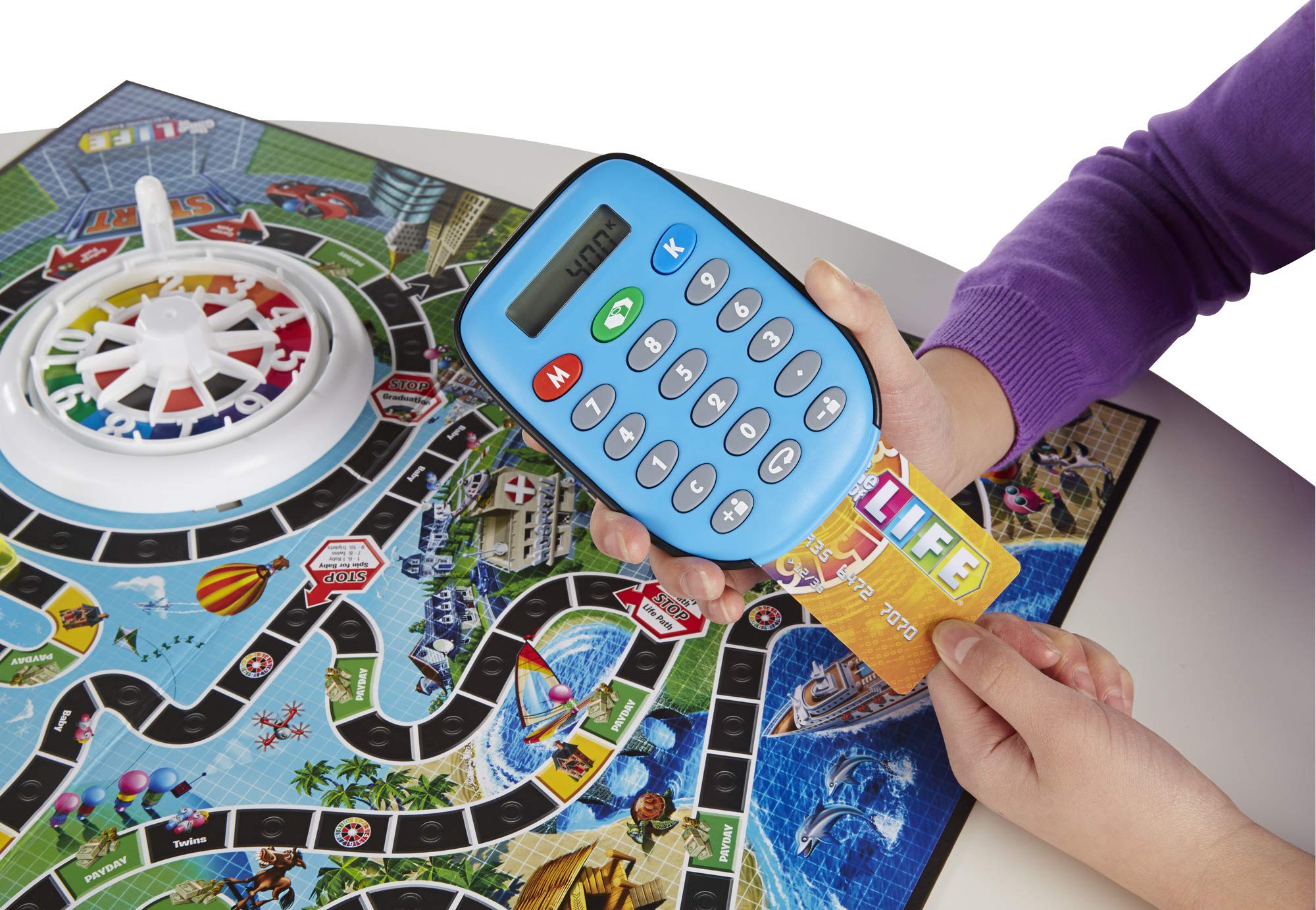 Hasbro Gaming The Game of Life player setup highlights inclusive family play.