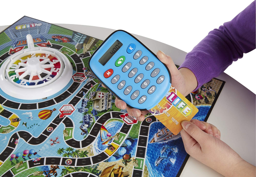 Hasbro Gaming The Game of Life player setup highlights inclusive family play.
