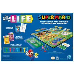 Hasbro Game of Life: Super Mario Edition Mushroom Kingdom path supports exploration and strategy.