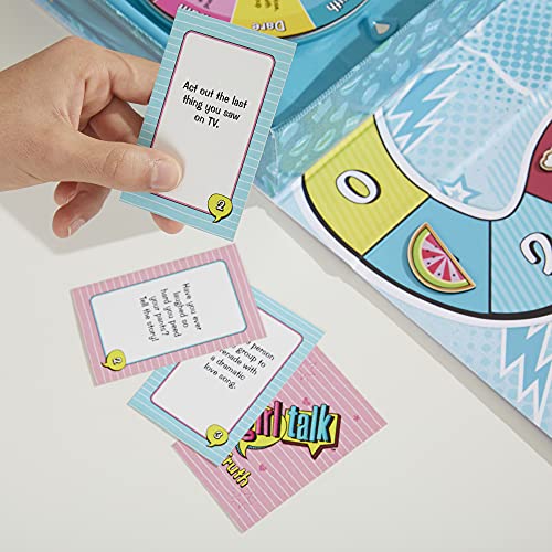 Hasbro Gaming Girl Talk ages 10 and up makes a versatile family game night pick.
