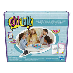 Hasbro Gaming Girl Talk 2-10 players feature supports big group fun at sleepovers.