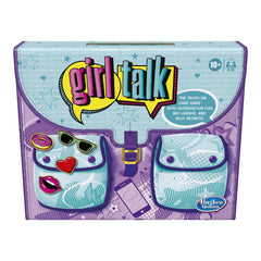 Hasbro Gaming Girl Talk spinner image shows giant spinner for quick truth or dare rounds.