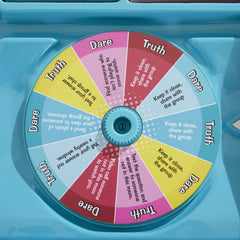 Hasbro Gaming Girl Talk storage case keeps the game neat for travel and parties.