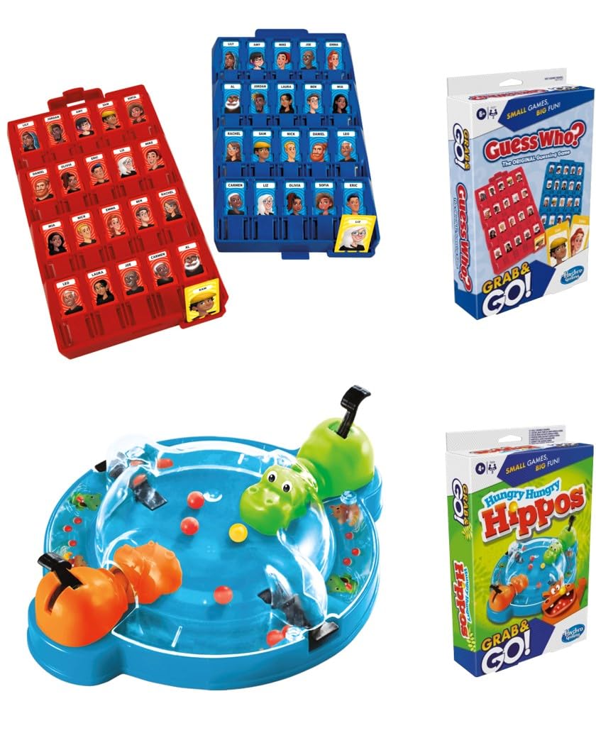Hasbro Gaming Grab and Go Travel Games Set 5 Candy Land box visible for on-the-go fun.