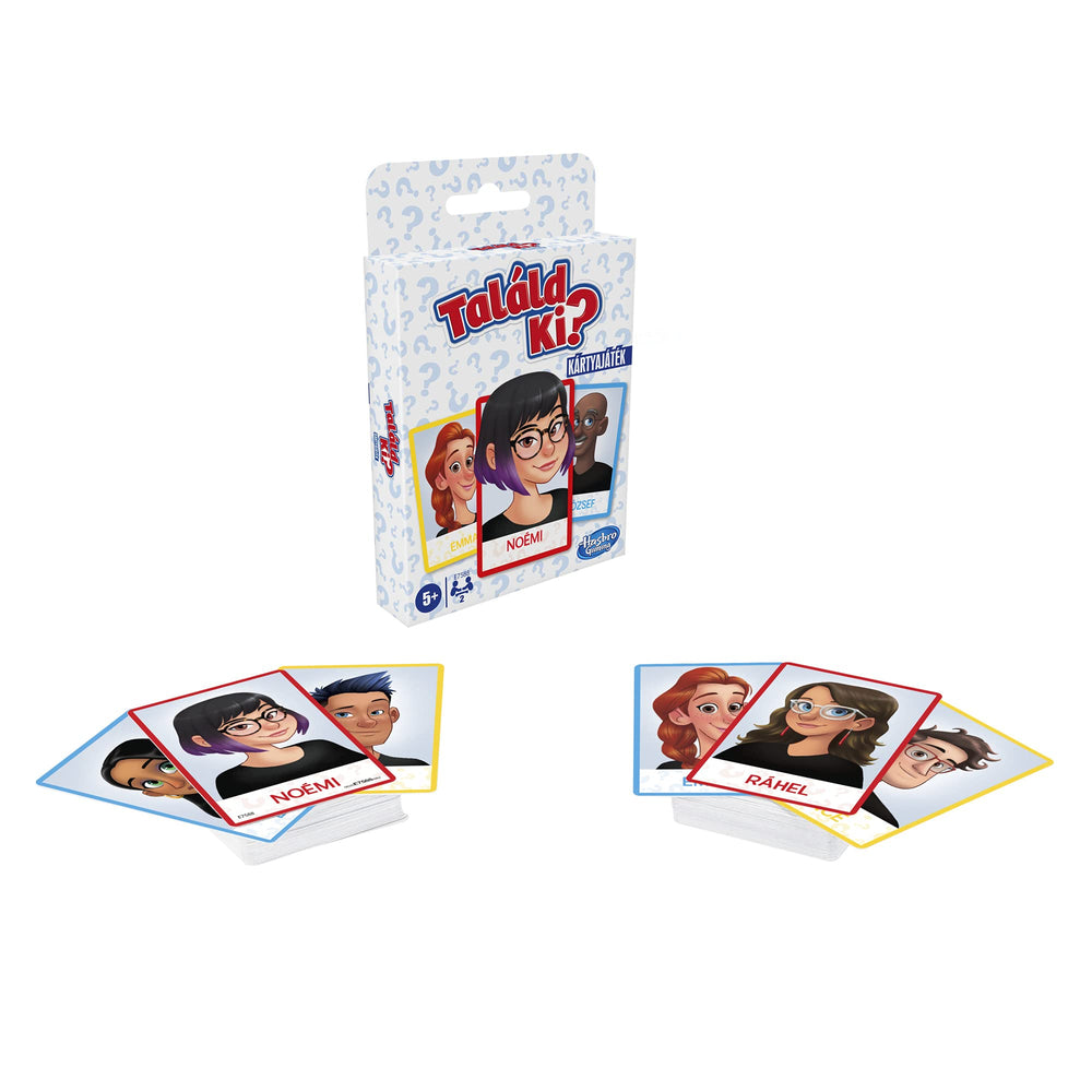 Hasbro Gaming Guess Who? Mystery deck fuels fast, engaging guessing rounds.