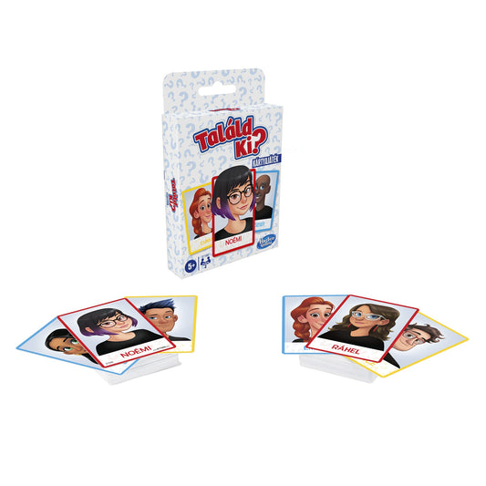 Hasbro Gaming Guess Who? Mystery deck fuels fast, engaging guessing rounds.