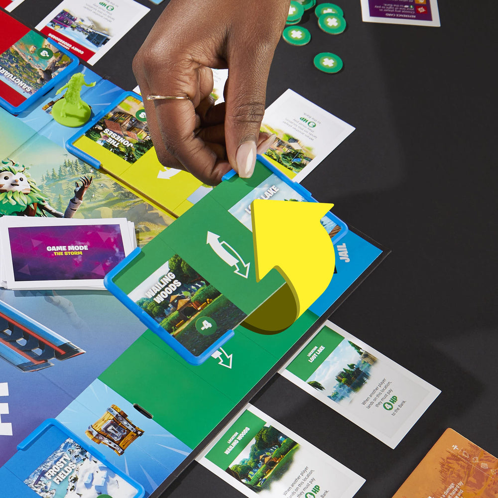 Storm card on Hasbro Monopoly Flip Edition adding dynamic twists