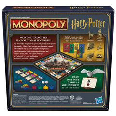 Hasbro Gaming Monopoly Harry Potter Edition golden tokens add magical flair to gameplay