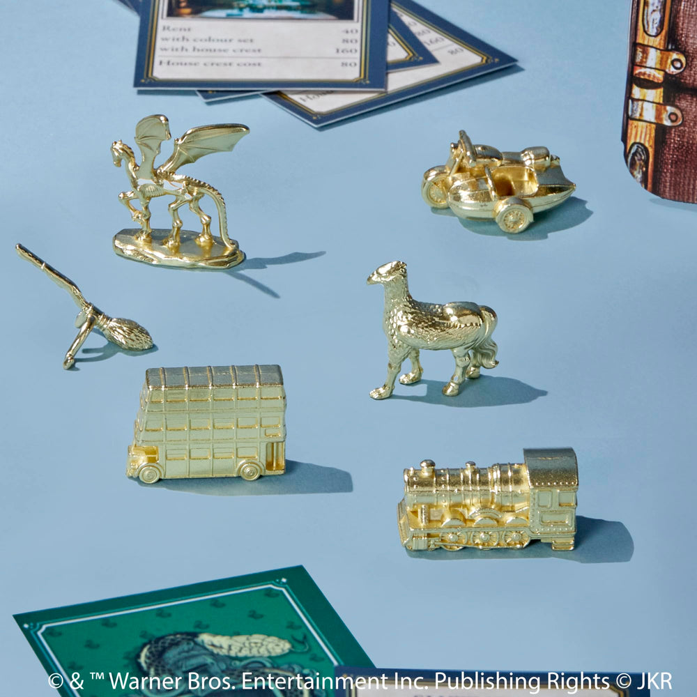 Hasbro Gaming Monopoly Harry Potter Edition Hogsmeade Village on the game board