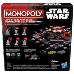 Hasbro Gaming Monopoly Star Wars Dark Side edition Kylo Ren token for villain-themed play