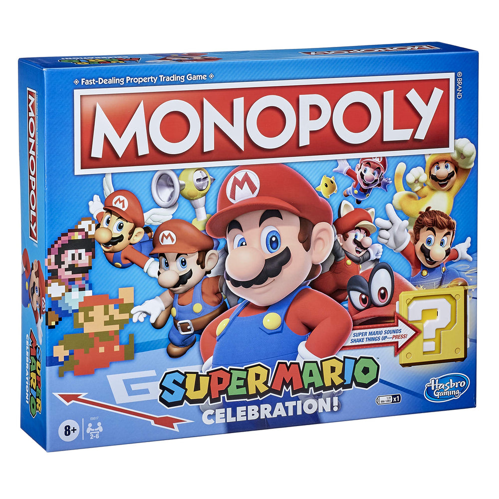 Question Block sounds spice up turns during Monopoly Super Mario Celebration