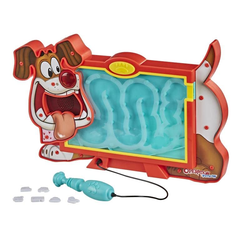 Dog nose button on Operation Pet Scan emits playful sounds for family fun