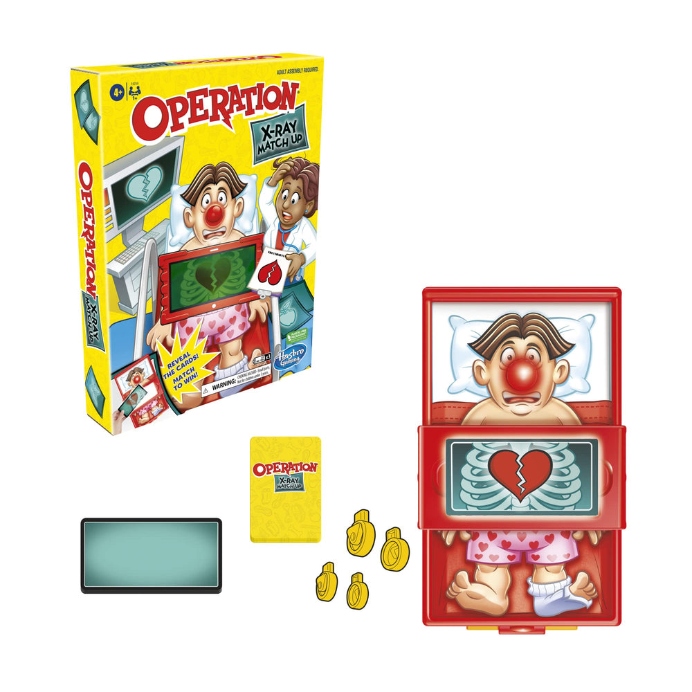 Hasbro Gaming Operation X-Ray Match Up suitable for ages 4 and up