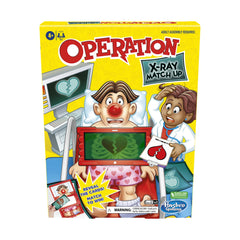 Hasbro Gaming Operation X-Ray Match Up scanner lights up to reveal X-ray cards during play