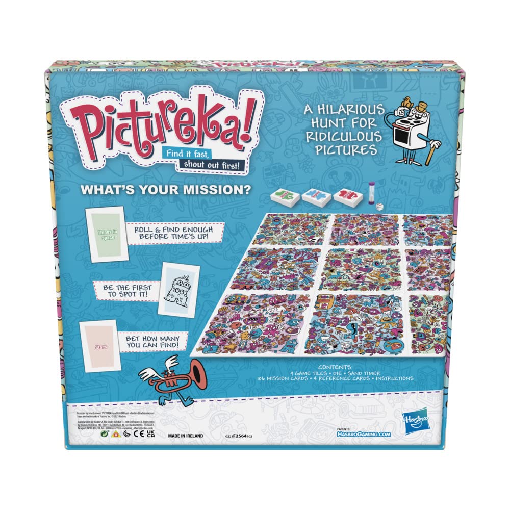 Hasbro Gaming Pictureka! family-night scene with players enjoying a lively round