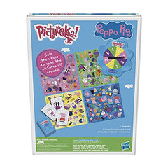 Hasbro Gaming Pictureka! Junior Peppa Pig tiles depicting Peppa Pig world for family entertainment