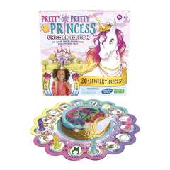 Hasbro Gaming Pretty Princess Unicorn Edition unicorn crown shines during the race to win.