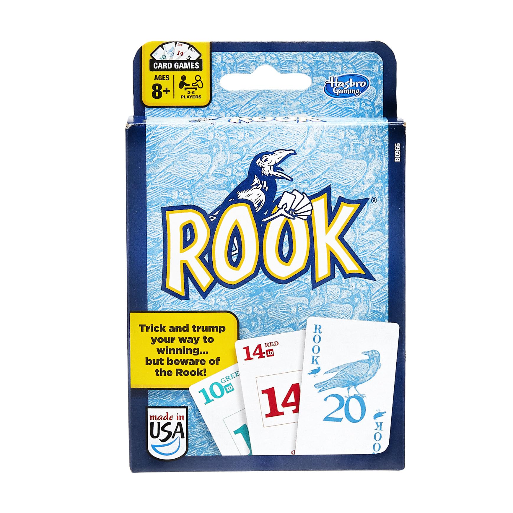 Hasbro Gaming Rook card game play setup for quick family nights.