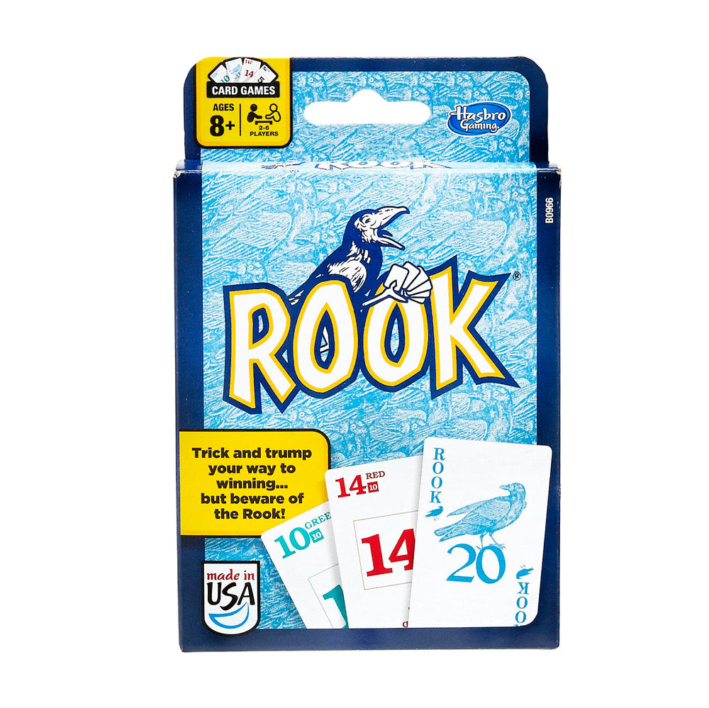 Hasbro Gaming Rook card game play setup for quick family nights.
