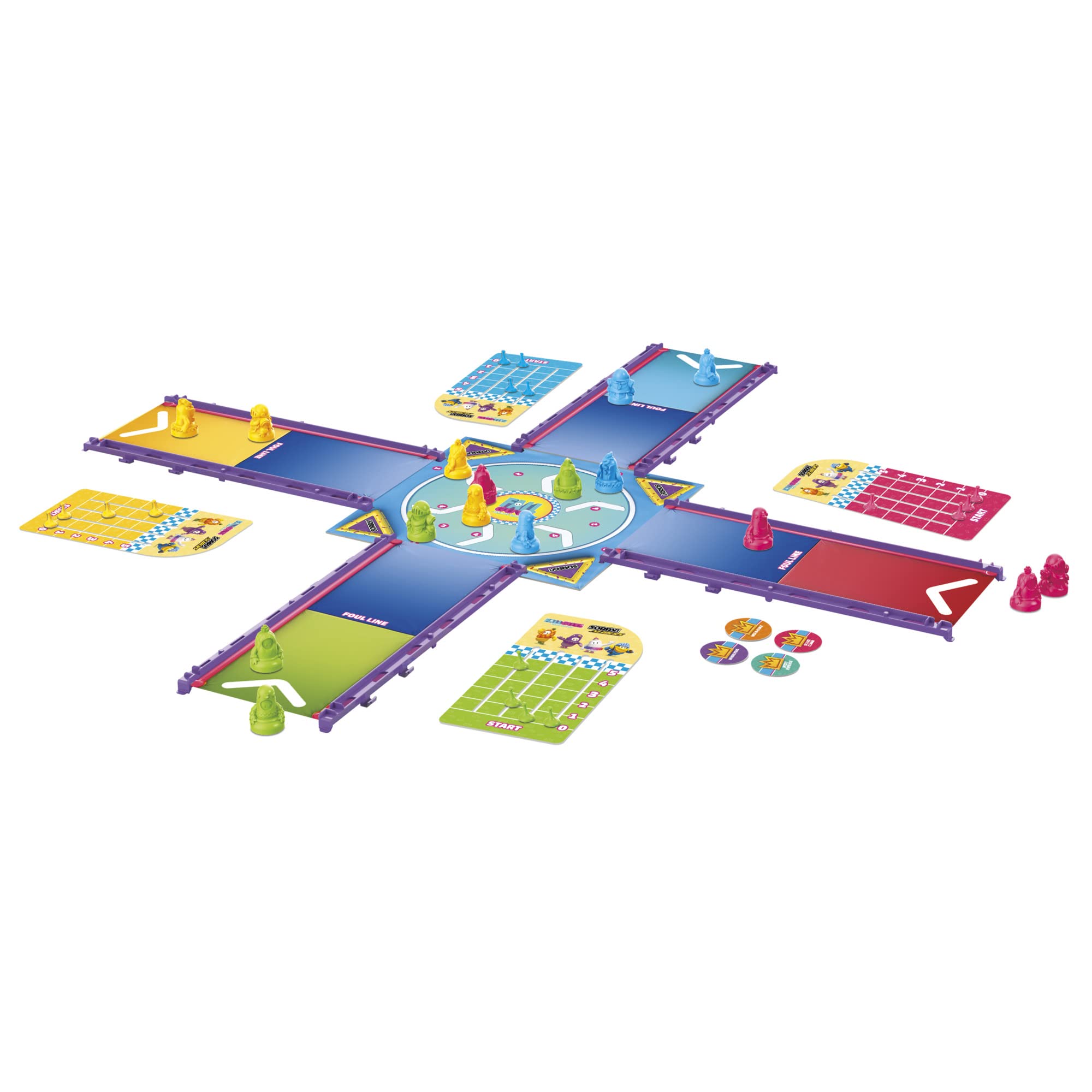 Hasbro Gaming Sorry Sliders Dizzy Heights board in action for competitive rounds
