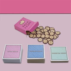 Hasbro Gaming Sweet Existence existence squares highlight choices during play.