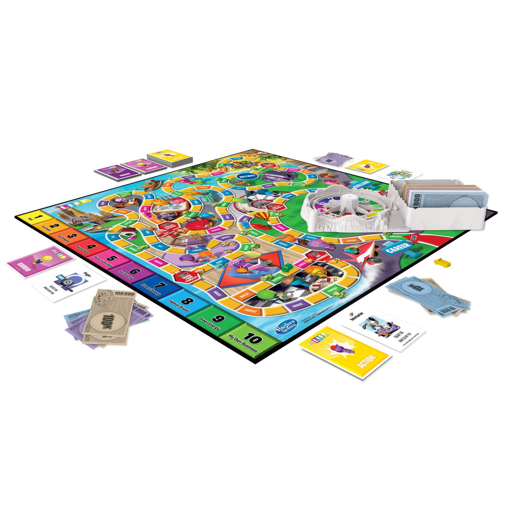 Hasbro Gaming The Game of Life colorful pegs for vibrant gameplay and choices