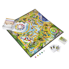 Hasbro Gaming The Game of Life spin to win token in action