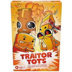 Hasbro Gaming Traitor Tots hot potato in play for fast, entertaining family nights.