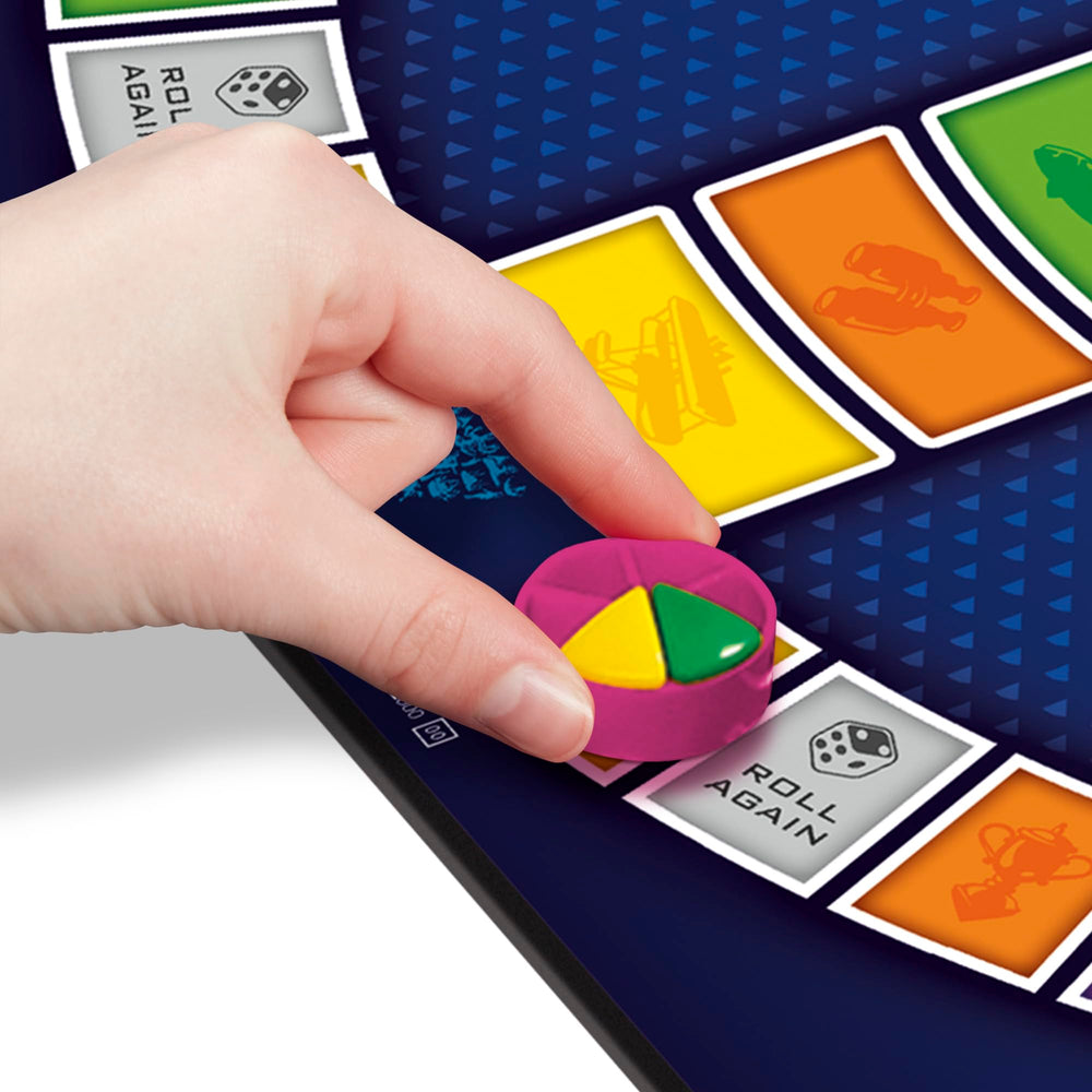 Hasbro Gaming Trivial Pursuit Master Edition wedges and tokens ready for play